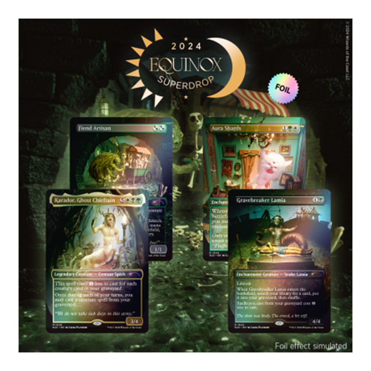 Magic Secret Lair Equinox Superdrop 2024 Diabolical Dioramas Foil Edit