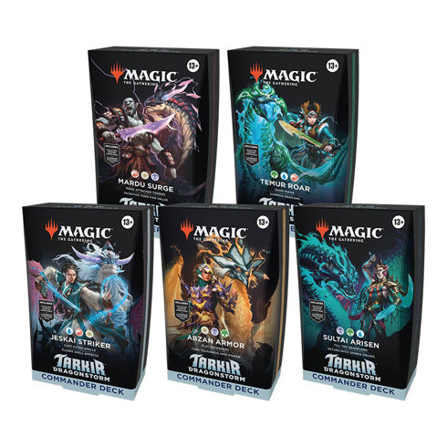 Magic Tarkir Dragonstorm Commander Decks (Set of 5)