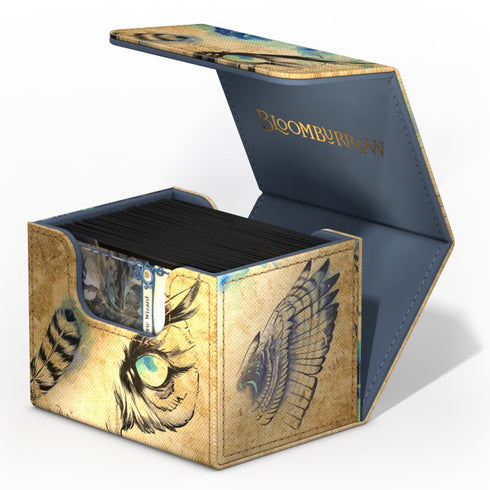 Ultimate Guard Sidewinder 100+ Xenoskin Deck Box - MTG Bloomburrow - Maha, Its Feathers Night