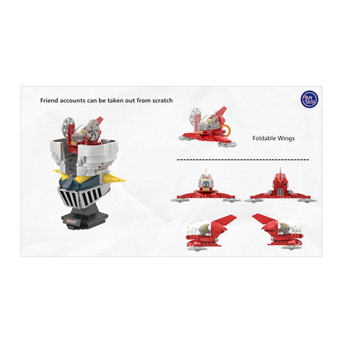 Mazinger Z - Mazinger Z Bust Construction Set (670 pc)
