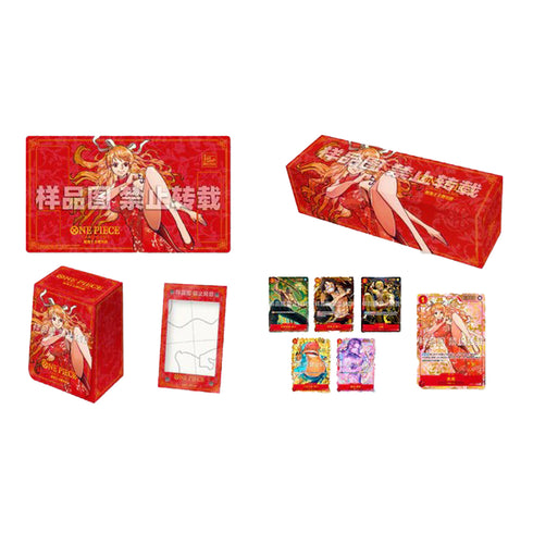 One Piece Card Game Chinese Nami 1st Anniversary Exclusive Gift Box (Red Nami Checked)