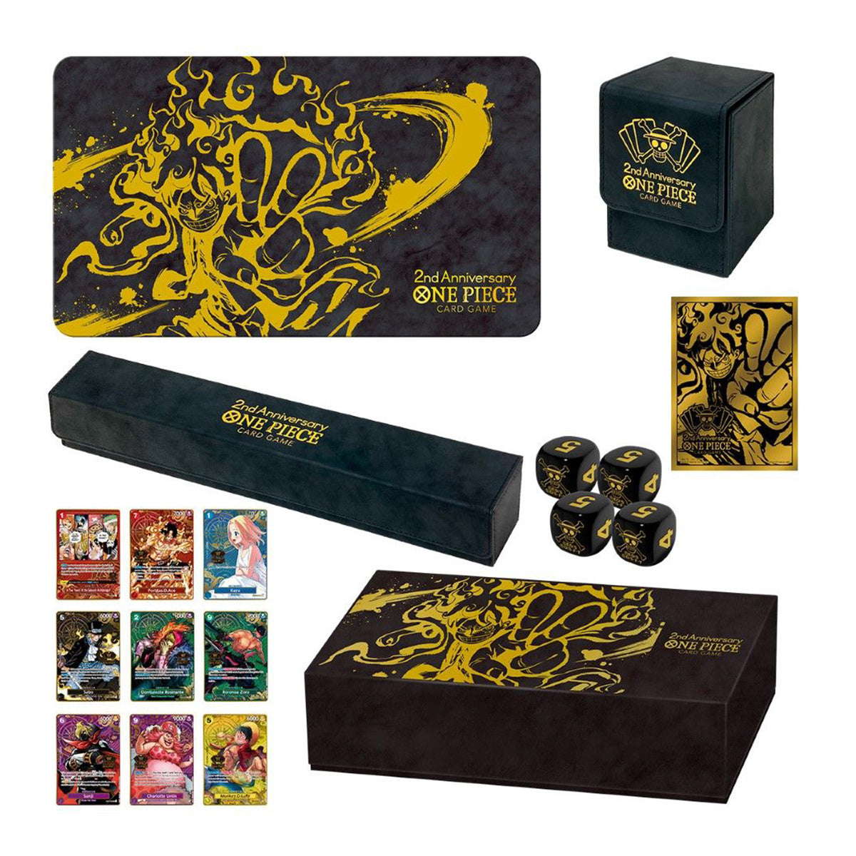 One Piece Card Game Japanese 2nd Anniversary Set (English Cards
