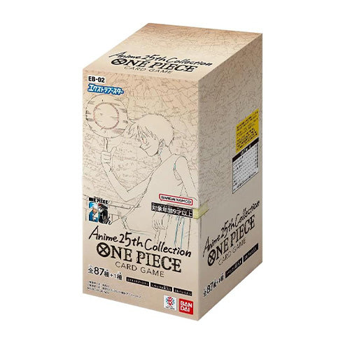 One Piece TCG Japanese Extra Booster Box Anime 25th Collection EB-02