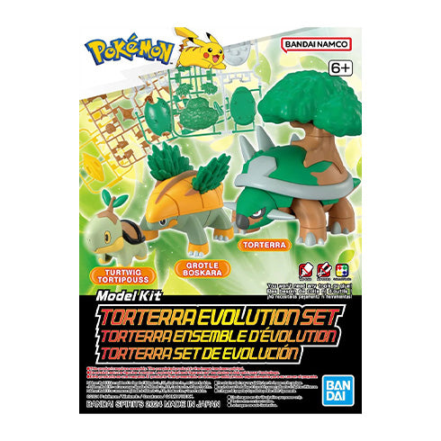 POKEMON - MODEL KIT - TORTERRA EVOLUTION SET