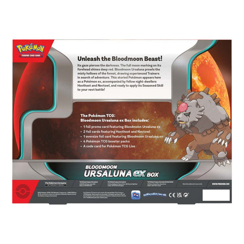 POKEMON TCG Bloodmoon Ursaluna ex Box