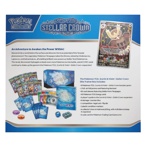 Scarlet & Violet Stellar Crown Elite Trainer Box POKEMON TCG