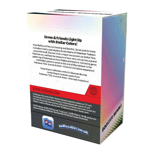POKEMON TCG Scarlet & Violet Prismatic Evolutions Booster Bundle