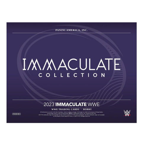 Panini 2023 WWE Immaculate Wrestling Trading Cards Hobby Box