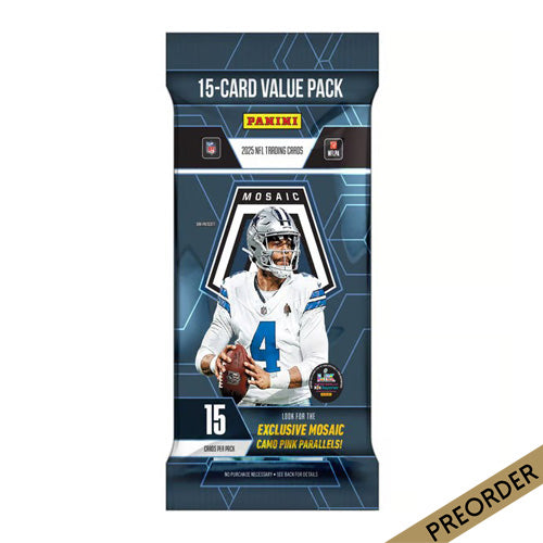 Panini Mosaic 2025 NFL Football Single Fat Pack