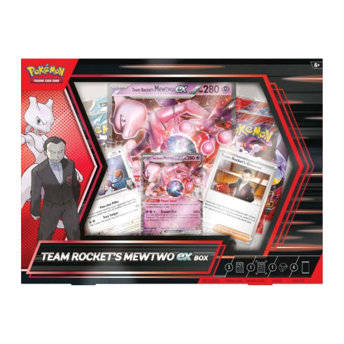 Pokemon TCG Team Rocket's Mewtwo ex Box