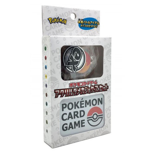 Pokemon Card Game Official Acrylic Damage Counter & Case set Japanese