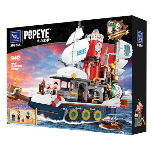 Popeye - Popeye's Adventure Ship Buildable Set (1845pcs)