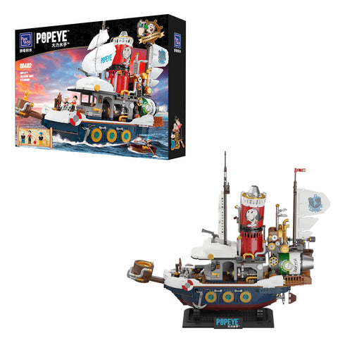 Popeye - Popeye's Adventure Ship Buildable Set (1845pcs)