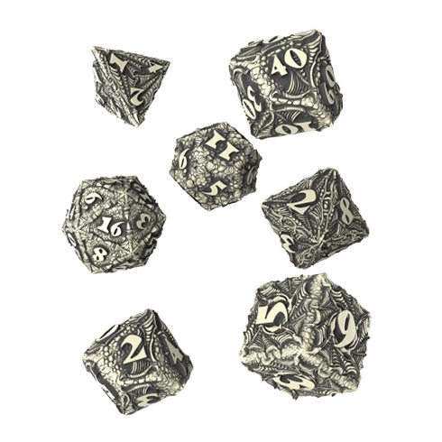Q Workshop Dracopolis The Scandinavian Blackfang Dice Set 7