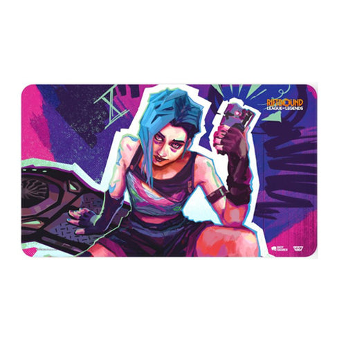 Riftbound League of Legends TCG Set 1 Origins Playmat Jinx