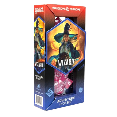 Sirius D&D Adventure Dice - Wizard - Fuchsia
