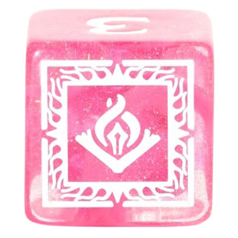 Sirius D&D Adventure Dice - Wizard - Fuchsia
