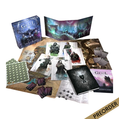 Tainted Grail TTRPG Song of a Dying World Deluxe Box Set with Limited Edition Corebook