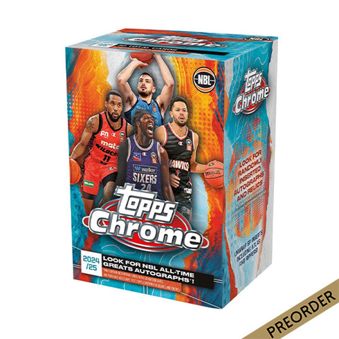 Topps Chrome NBL 2024/2025 Basketball Trading Cards Value Blaster Box