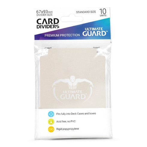Ultimate Guard Card Dividers Standard Size Sand 10ct