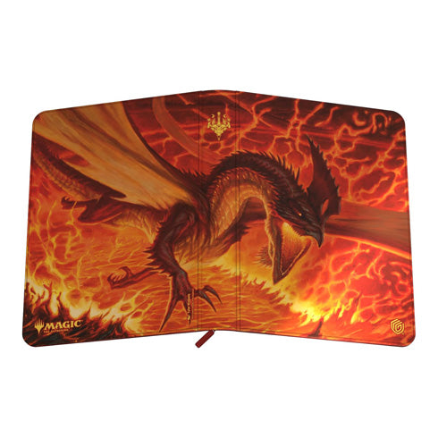 Ultimate Guard Zipfolio 360 XenoSkin Binder - Magic MTG Tarkir Dragonstorm - Magmatic Hellkite