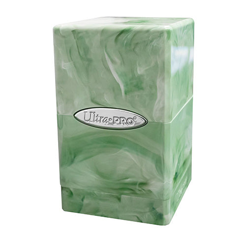 Ultra Pro: Marble Satin Tower - Lime Green - White