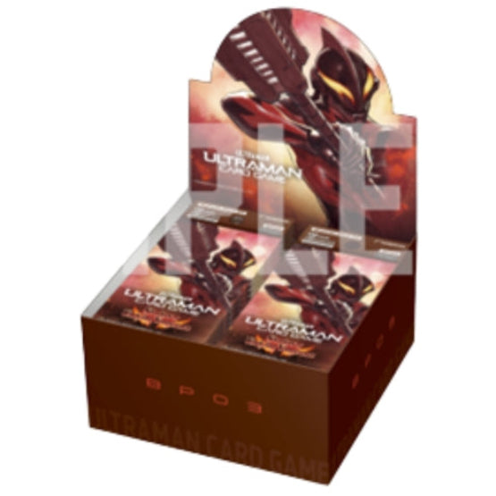 Ultraman Card Game - BP03 Shadow Of Undying Vengeance Booster Box Case 10 Ultraman Card Game - BP03 Shadow Of Undying Vengeance Booster Box Case 10