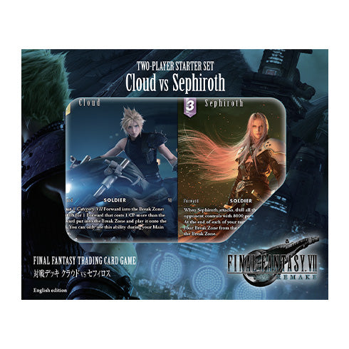Versus Deck Cloud vs Sephiroth Final Fantasy