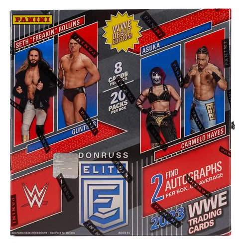 WWE - 2023 Donruss Elite WWE Hobby Trading Cards (Display Box of 20 Packs)