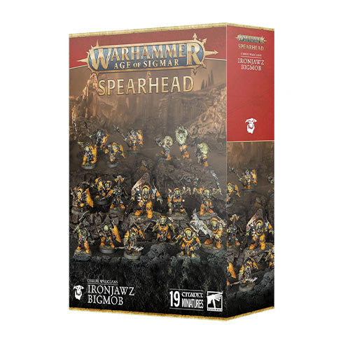 Warhammer Age of Sigmar Orruk Warclans Spearhead Ironjawz Bigmob