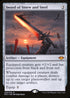 FOIL Sword of Sinew and Steel (MH1-228) - Modern Horizons - Magic The Gathering
