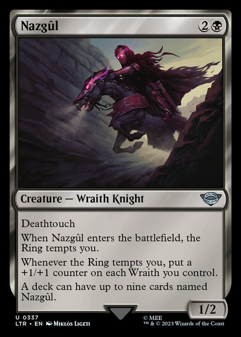 FOIL Nazgul (LTR-337) - The Lord of the Rings: Tales of Middle-earth - Magic The Gathering