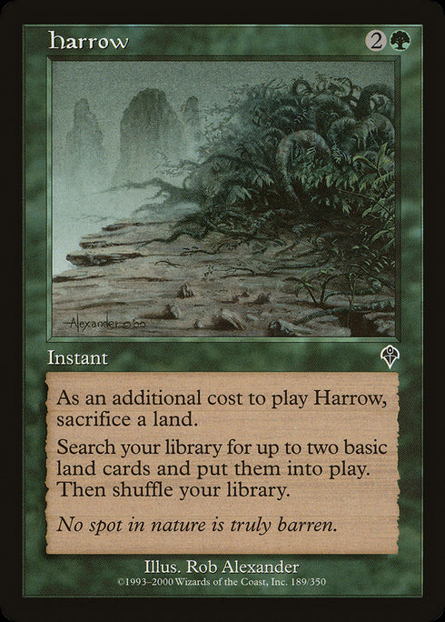 FOIL Harrow (INV-189) - Invasion - Magic The Gathering