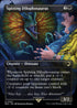 FOIL Spitting Dilophosaurus (REX-003) - Jurassic World Collection (Borderless) - Magic The Gathering