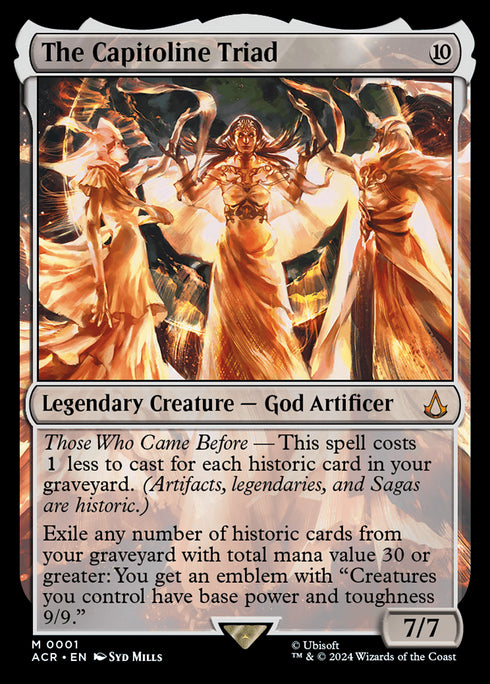 The Capitoline Triad (ACR-001) - Assassin's Creed - Magic The Gathering