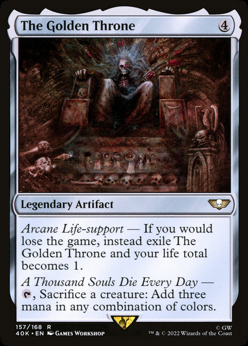 The Golden Throne (40K-157) - Warhammer 40,000 Commander - Magic The Gathering