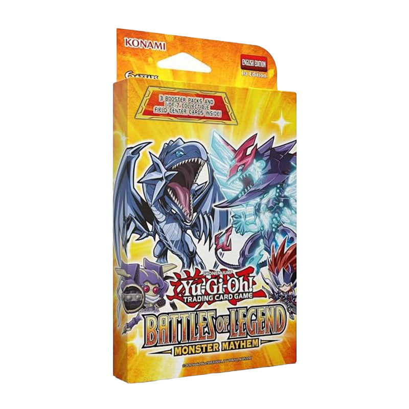 yugioh monster mayhem booster box YuGiOh! Battles of Legends: 3-Booster Tuckbox – Gameology Dusclops anyone?) Disney Lorcana TCG card Stamp:Innistrad
