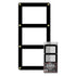 BCW Screwdown Holder 3 Card Black Border