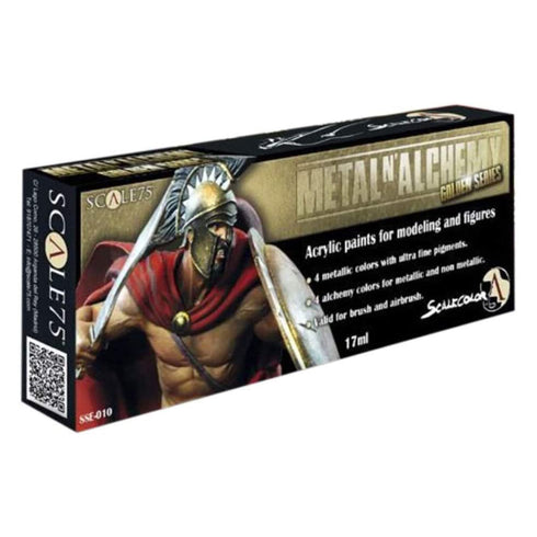 Scale 75 Scalecolor Metal n' Alchemy Golden Paint Set