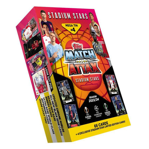 UEFA Match Attax Champions League 2023/2024 Edition Mega Tins (Set of 4)