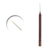 Vallejo Brushes - Round Synthetic Brush Triangular Handle No.0