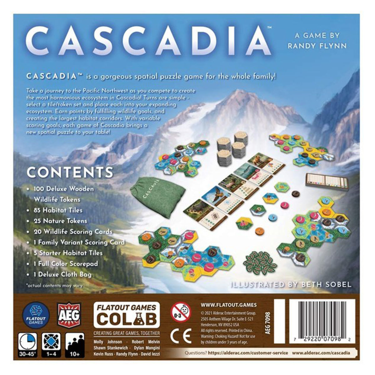 Cascadia Board Game Gameology product