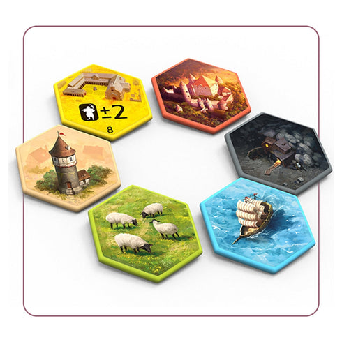 Castles of Burgundy Special Edition Upgraded Hex Acrylic