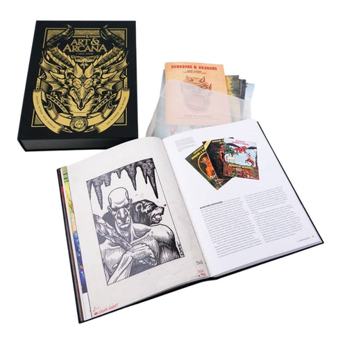 Dungeons & Dragons D&D Art and Arcana Special Edition Boxed Book and Ephemera Set