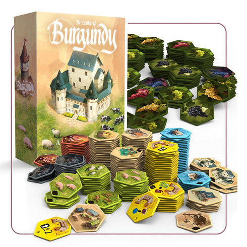 Castles of Burgundy Special Edition Upgraded Hex Acrylic