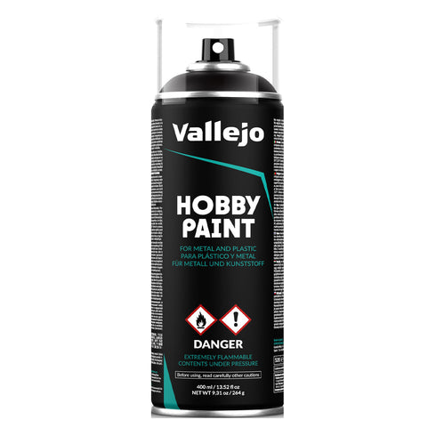 Vallejo Black Primer Aerosol Spray Paint 400ml (28.012)