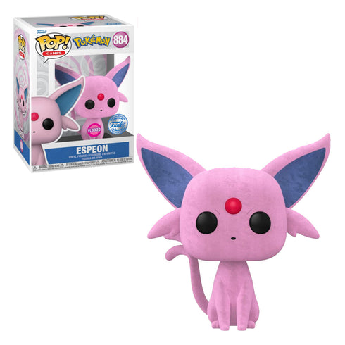 Pokemon - Espeon Flocked Pop! Vinyl