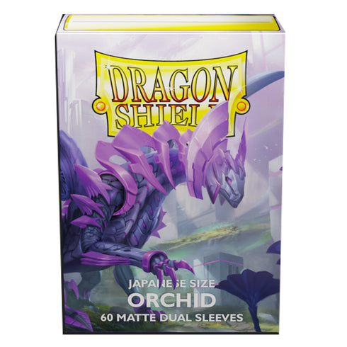 Dragon Shield Japanese Dual Matte Pink Orchid Sleeves 60ct