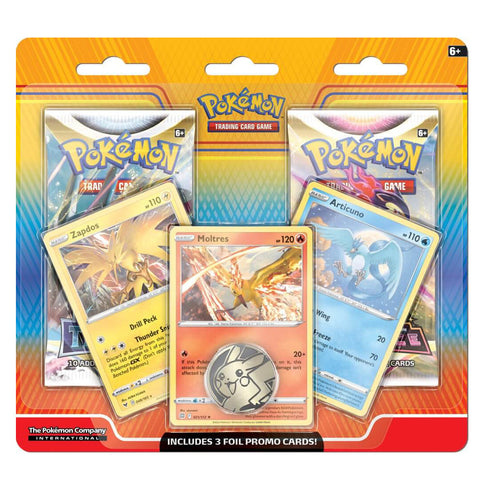 POKEMON TCG Enhanced 2 Pack Blisters (Articuno, Zapdos, Moltres)