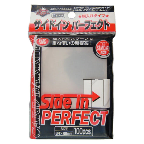 KMC SIDE IN 100ct PERFECT SIZE 64x89mm CLEAR CARD SLEEVES